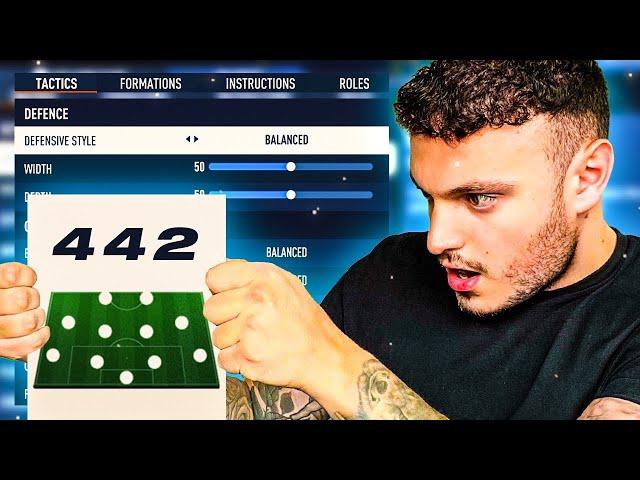 442 is META  FC24 Best Pro Custom Tactics 