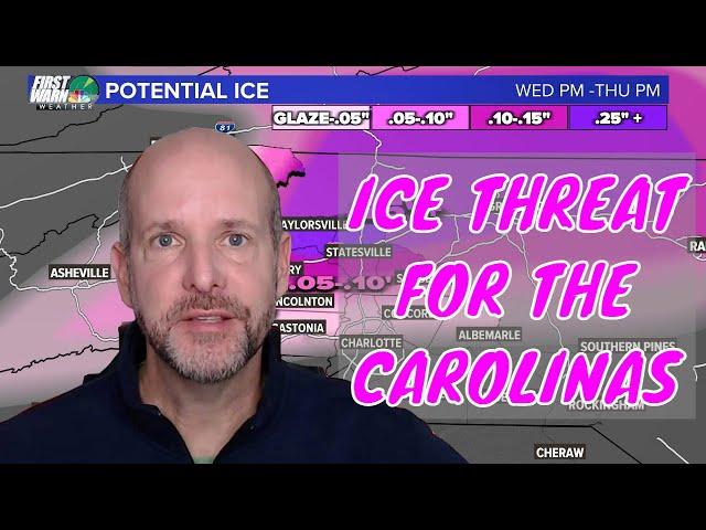 Brad Panovich: Winter storm will bring ice to Carolinas Thursday