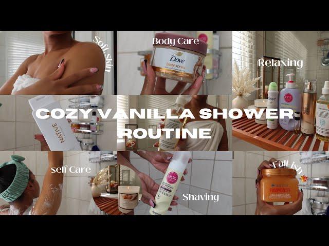 Cozy Vanilla Shower Routine 2023| Body care, feminine care, hygiene tips￼ + more!