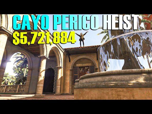 $5721884 SOLO Cayo Perico Heist Door Glitch, Elite Challenge, Hard Mode GTA Online Money Guide