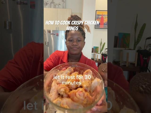 how to cook crispy chicken wings from scratch #food #family