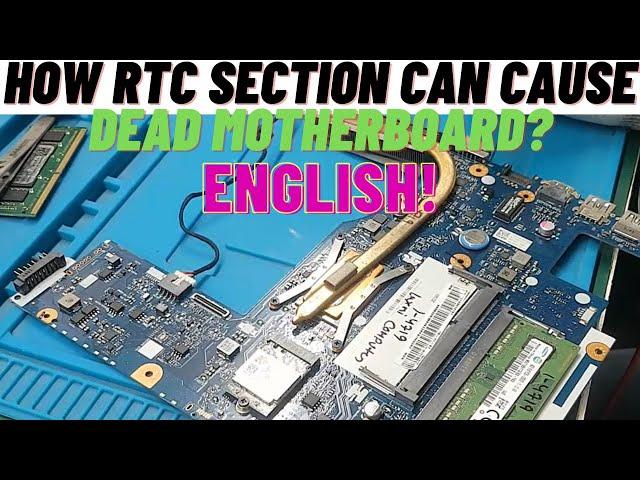 Lenovo No Power On RTC Cell | English Nm A272 | Online Chip level Laptop Repairing Course | Laptex