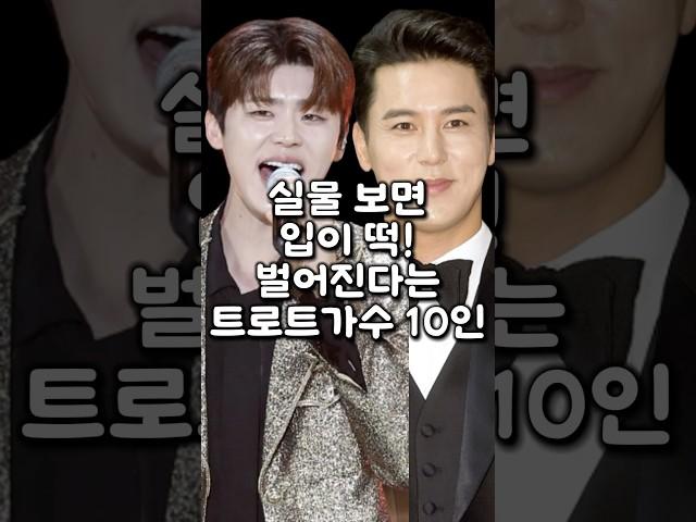 실물 보면 입이 떡 벌어진다는 트로트가수 10인