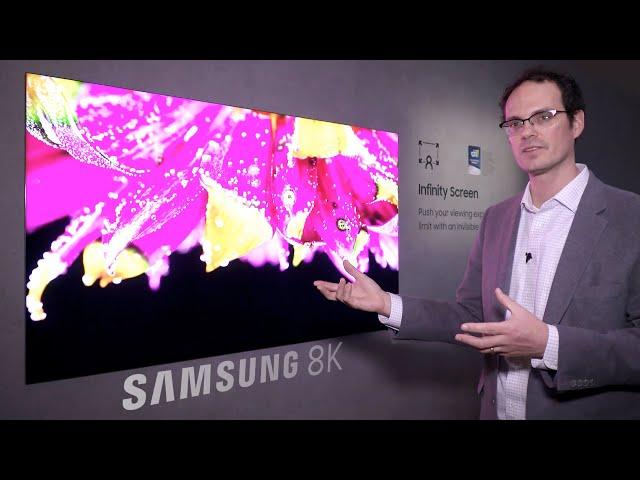 Samsung 8K QLED TV has a nearly invisible bezel