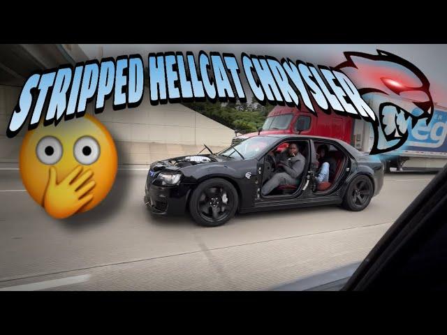 DRIVING MY HELLCAT JAILBREAK REDEYE CHRYSLER WITH NO DOORS