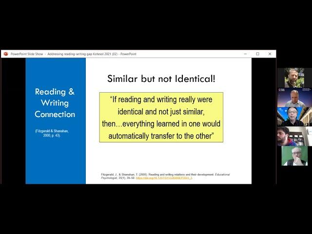 Willy A Renandya - Addressing the Reading-Writing Gap in Second Language Learning #KOTESOL2021