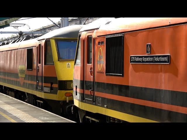 Class Nineties, more SnowPloughs and the Midland Pullman around Carlisle and into Scotland 07 May 25
