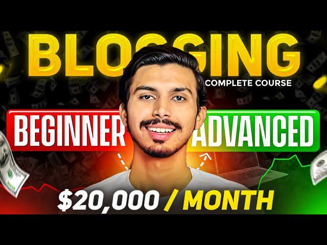 Blogging Course Beginner to Advanced 2025 (FREE) | Blogging Course for Beginners 2025