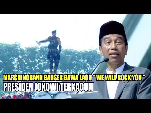 DRUMBEN BANSER Bawa Lagu QUEEN, Presiden Jokowi Kagum dalam 1 Abad NU