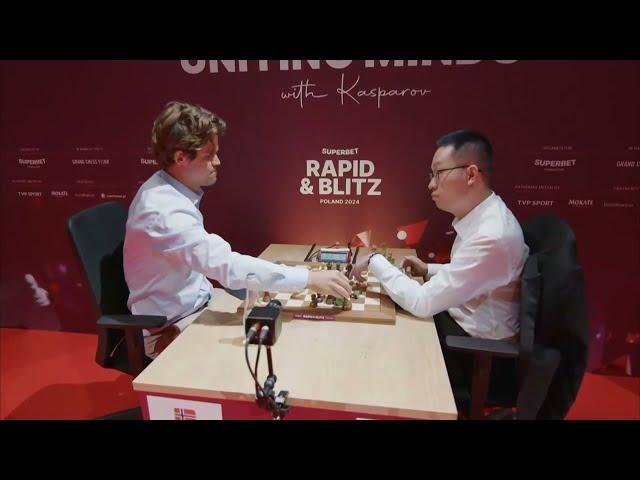 The Emotion of Magnus Carlsen | D5 #SuperbetRapidBlitzPoland
