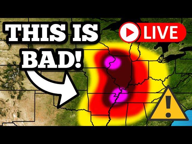 BREAKING Severe Weather Update - HIGH RISK ISSUED - Violent Tornadoes, Extreme Damaging Winds Today