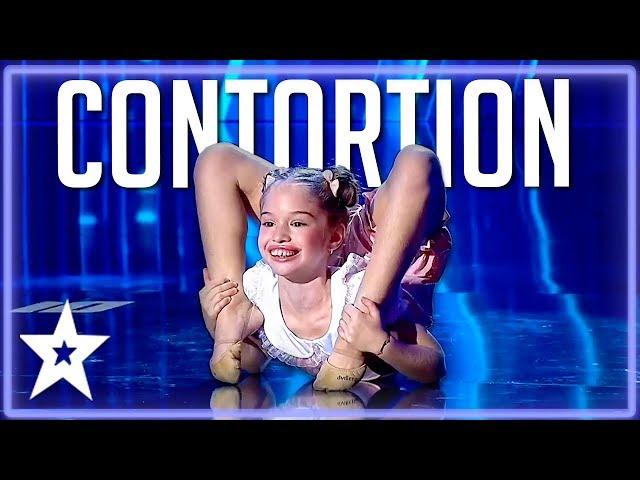 AMAZING KID CONTORTIONIST on Romania's Got Talent | Kids Got Talent