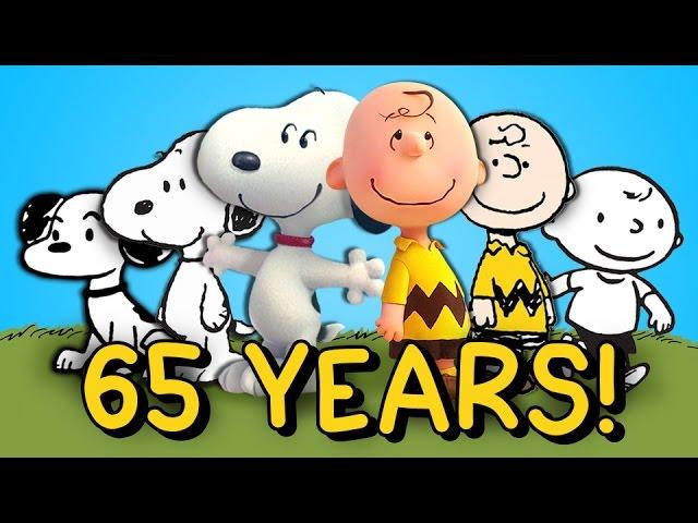 65 YEARS IN 5 MINUTES: The History Of Peanuts (Snoopy & Charlie Brown)