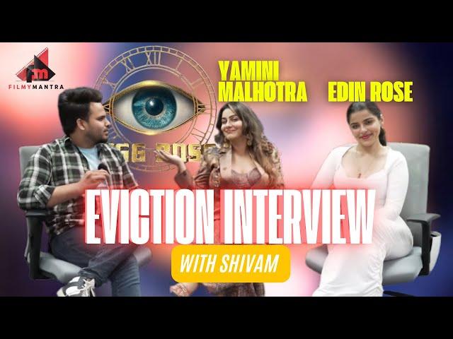 Yamini Malhotra and Edin Rose Eviction Interview on Rajat Dalal , Shrutika , Elvish Yadav