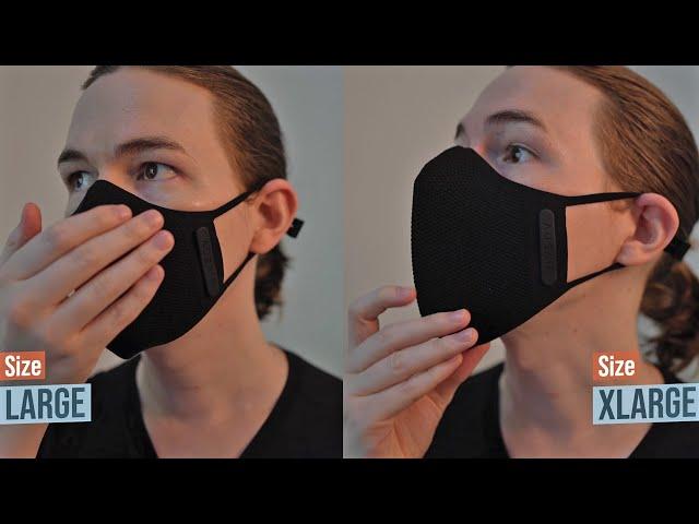 AusAir Airweave Merino Mask Sizing Comparison L vs XL