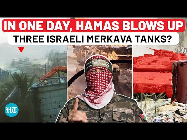 Hamas Unleashes 'Shawaz' Bombs & 'Al Yassin' Missile On IDF; 'Three Merkava Tanks Destroyed'