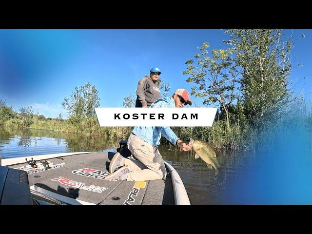 Ultimate Bass Fishing Adventure at Koster Dam with Iron River! 