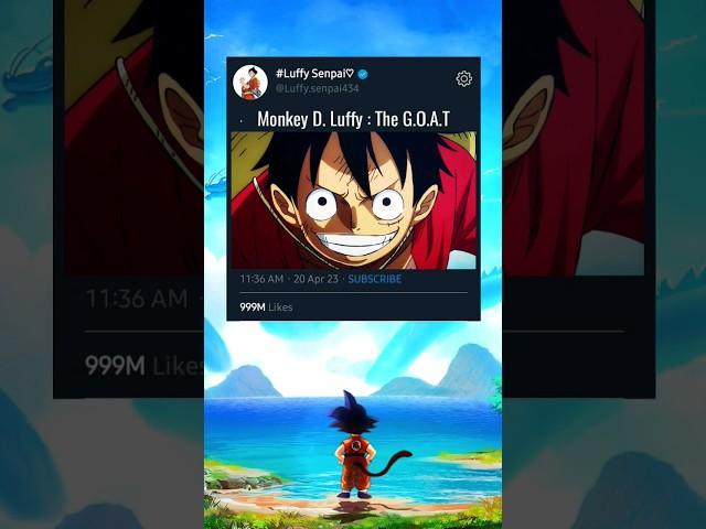 Monkey D. Luffy : The G.O.A.T #onepiece #luffy #zoro #anime #fyp #shorts #onepieceasa