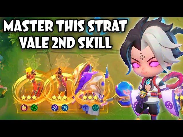 TRIPLE 3 STAR LEGENDARY VALE SKILL 2 !! MASTER THIS TOP STRATEGY !! MAGIC CHESS MOBILE LEGENDS