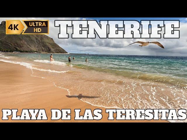 PLAYA DE LAS TERESITAS - SANTA CRUZ DE TENERIFE - 4K - 2023