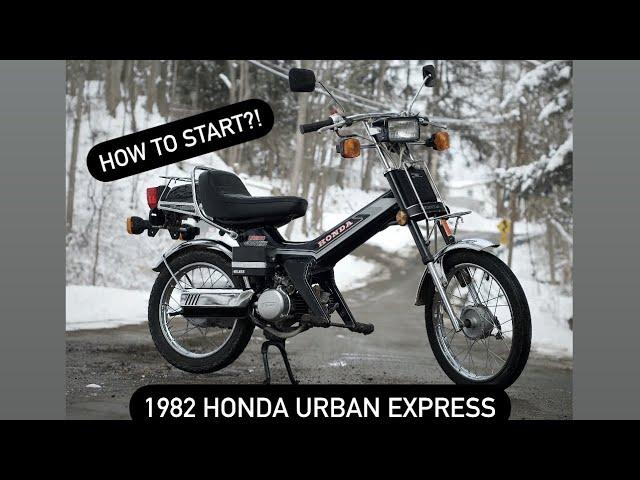 1982 Honda Urban Express Deluxe ( How To Start )