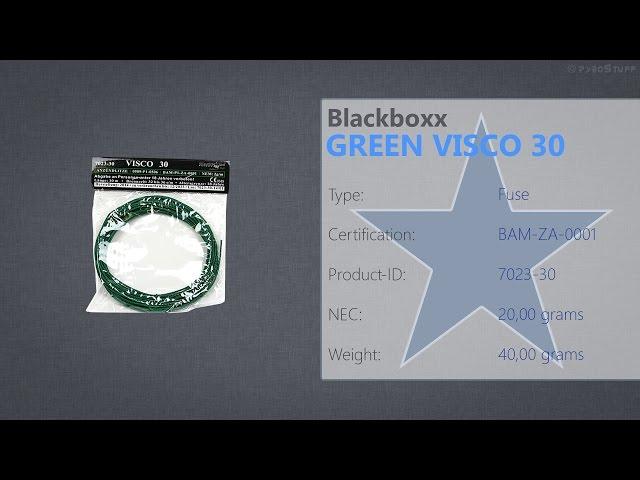 Blackboxx - Grüne Visco 30