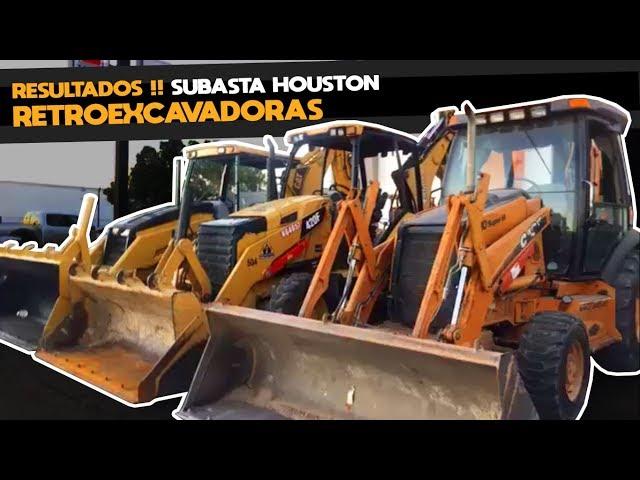 Retroexcavadoras Usadas Subasta Houston, Tx - Precios De USA‼️