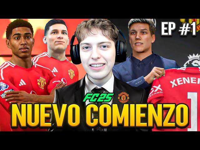 COMENCE UN MODO CARRERA EN EL FC 25 CON EL MANCHESTER UNITED DE ENTRENADOR... EPISODIO 1