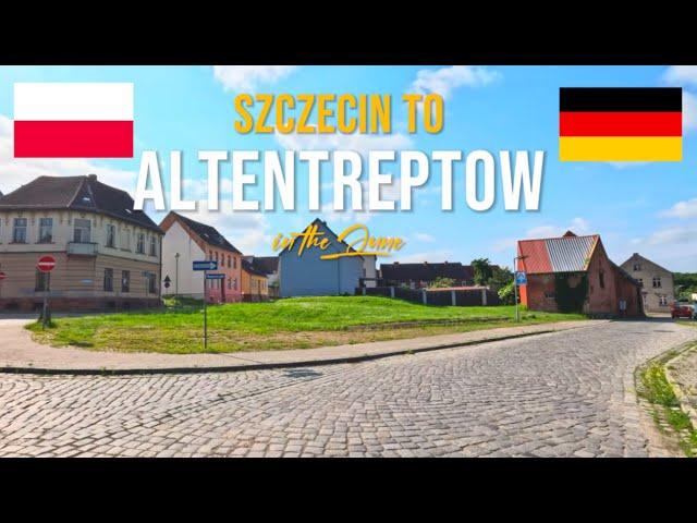 Driving in Poland  from Szczecin to Altentreptow in Germany  in June 2024