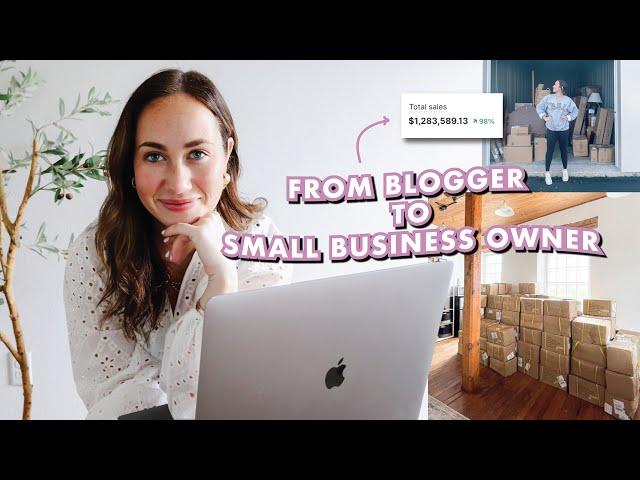 From Blogger to 7-Figure Business Owner // how I started multiple businesses from nothing