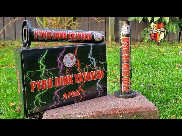 Pyro Junk EXTREEM 1.2 inch Single shot Bonbridge Vuurwerk