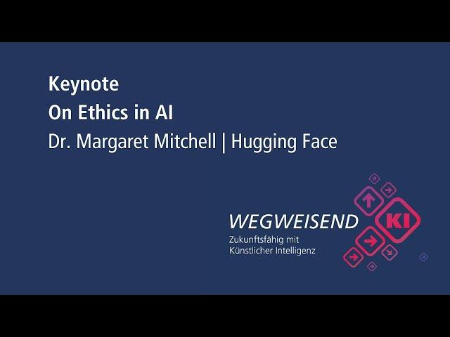 Keynote: Margaret Mitchell | Hugging Face | Konferenz 2023