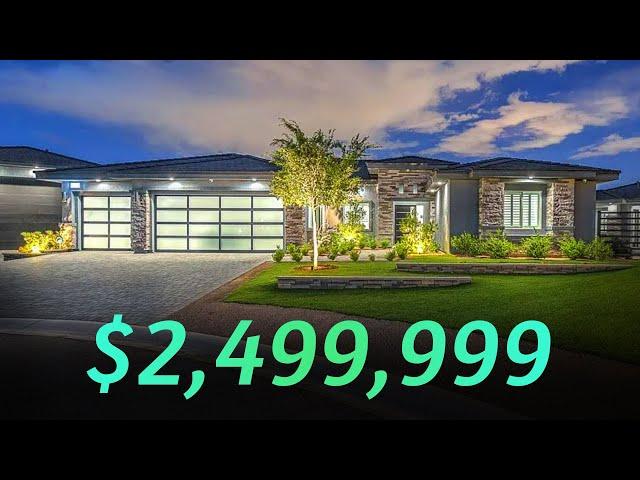 I Toured A $2,499,999 Vegas House With A HUGE Pool & 8 Car Garage!  (Living in Las Vegas)