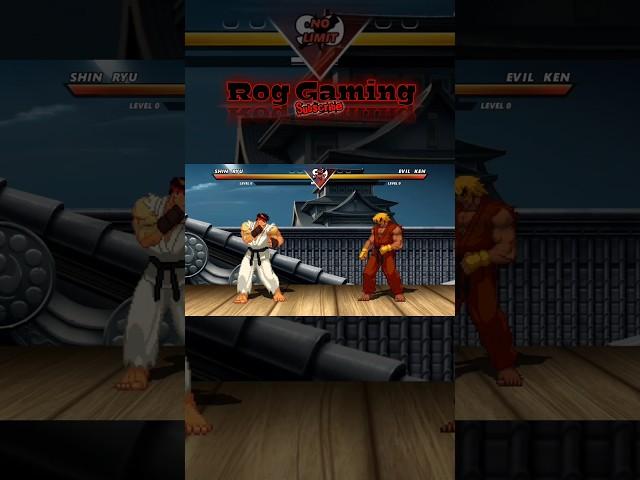 Shin Ryu vs Evil Ken #ryu #ken #games #gaming #fightinggames #shorts