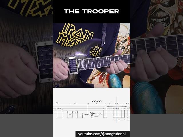 The Trooper Short #ironmaiden #songtutorial #pieceofmindtabs