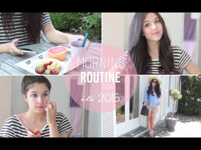 Morning routine ÉTÉ  | camillegrandxo