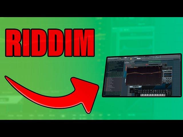 HOW TO MAKE RIDDIM | Super easy