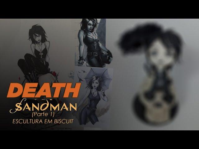 Modelando Chibi Death - SANDMAN - em biscuit (part 1)