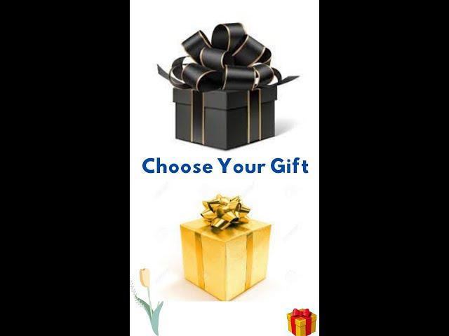 Golden vs Black | Choose your Gift