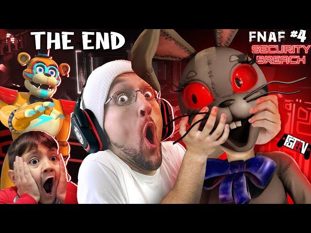 The End of Five Nights at Freddy's! Vanny's Secret is OUT! (FGTeeV Security Breach Part 4)