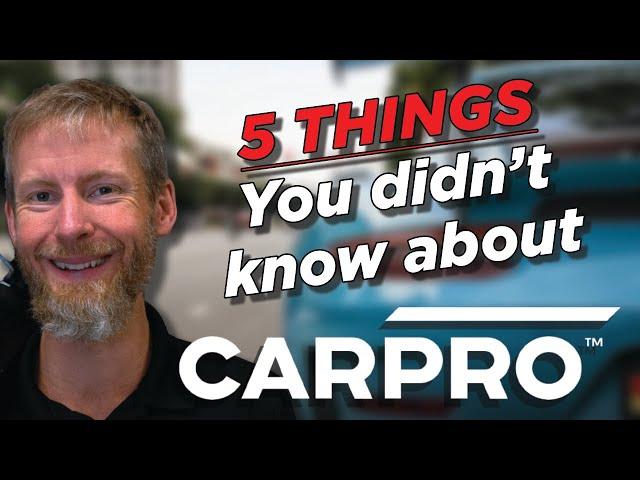 5 Things You Didn't Know About CARPRO Products.