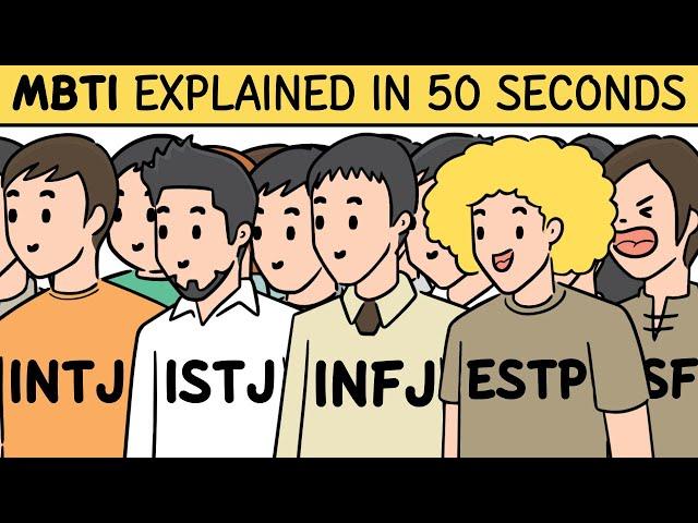 What is MBTI | Myers Briggs MBTI explained in 50 seconds