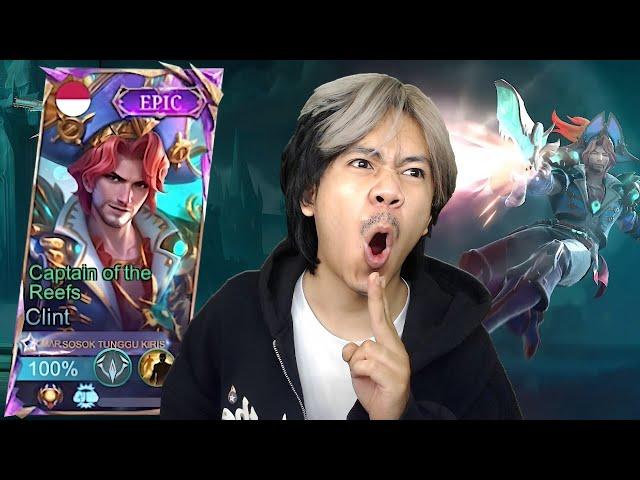 REVIEW SKIN EPIC CLINT CAPTAIN OF THE REEFS - Mobile legends