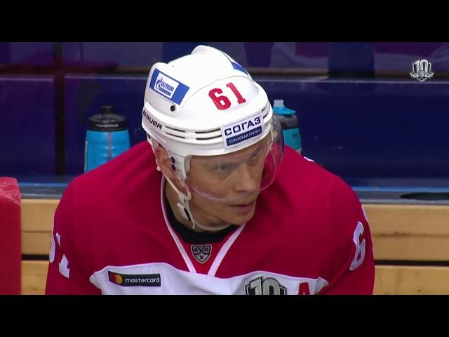 Afinogenov dekes through Potapov, Sharychenkov saves