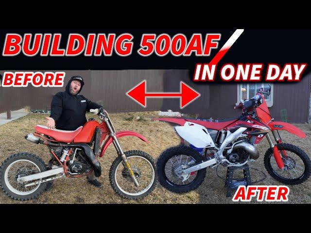 building a CR500af in one day!