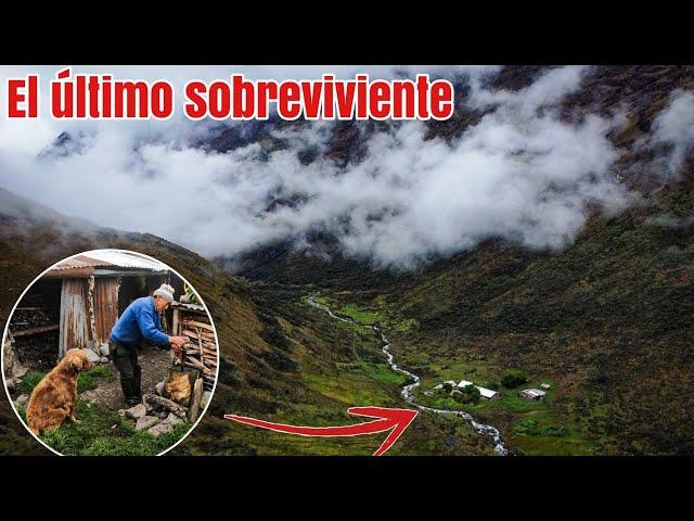 Encontré a la ÚNICA PERSONA que VIVE SÓLO en medio de la nada, sólo con sus animales | Perú