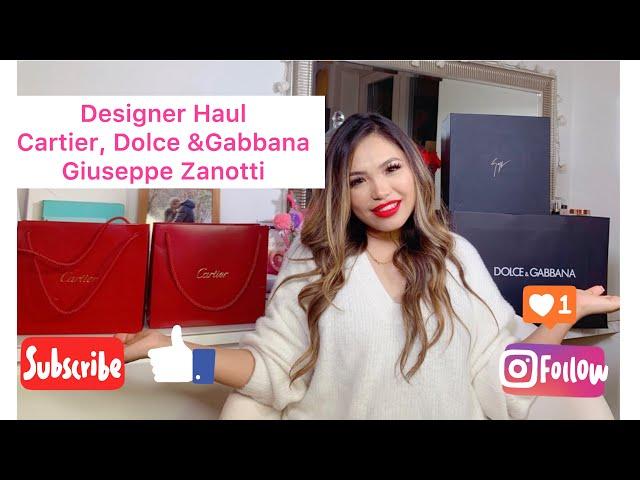 Designer Unboxing | Cartier, Dolce&Gabbana, Giuseppe Zanotti | Livingtiaslife