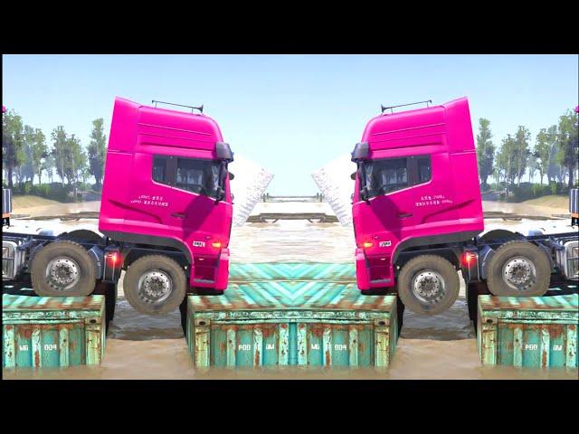 MOBIL TRUK DANCE TIKTOK - TRUK JOGET JOGET LUCU | XE TẢI NHẢY TIK TOK ##525