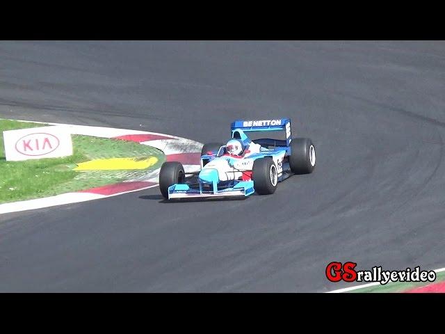 Boss GP 2016 - F1 sound V10 - Crash Benetton B197 vs. Forti FG03