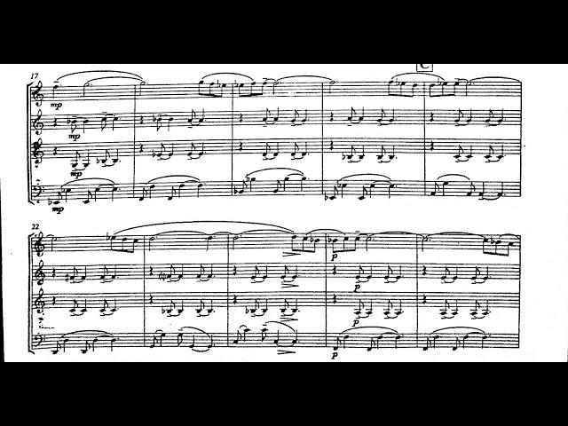 Aldemaro Romero - Saxophone Quartet (1977) [Score-Video]